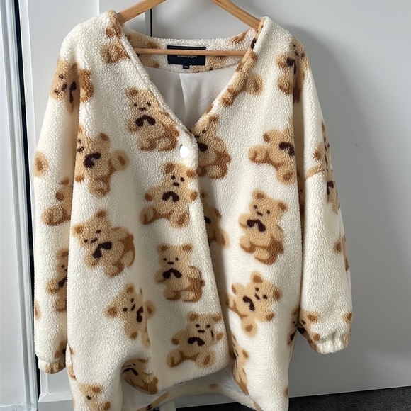 Valleygirl | Jackets u0026 Coats | Valleygirl Teddy Jacket With Teddy Bears |  Poshmark